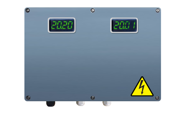 Система визуализации на базе сенсорного панельного контроллера МП-7 для мониторинга скорости ветра МПВ-602.14601