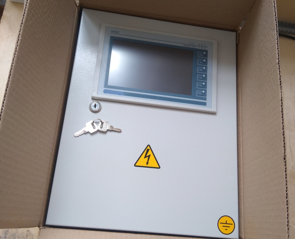 Система визуализации и управления на базе сенсорного панельного контроллера МП-15